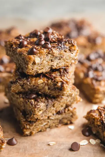 4-Ingredient Banana Oatmeal Bars