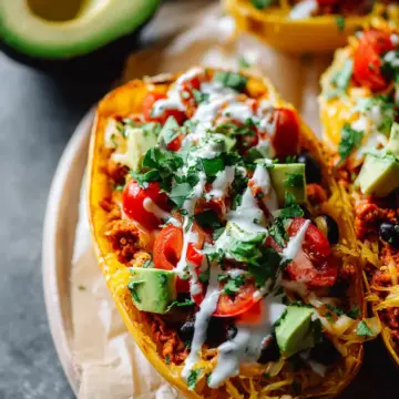 Spaghetti Squash Burrito Bowls