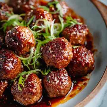 Easy Mongolian Meatballs