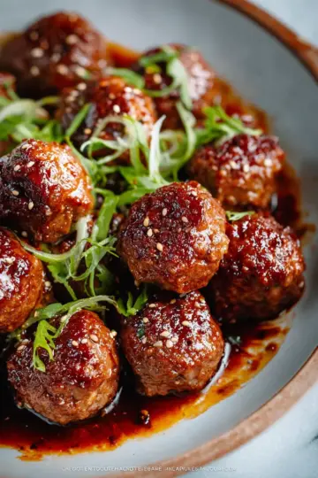 Easy Mongolian Meatballs