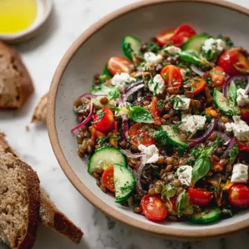 Greek Lentil Salad