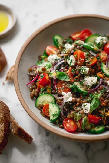Greek Lentil Salad