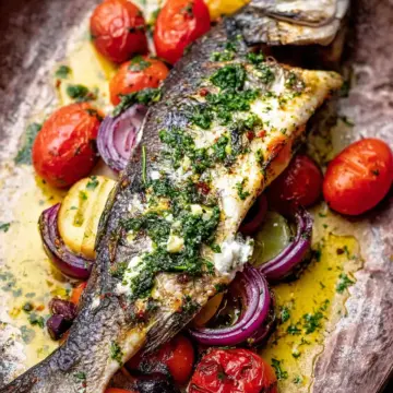 Greek-Style Roasted Branzino Recipe