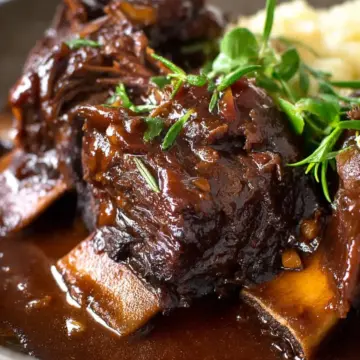 Braised Beef Short Ribs in Red Wine Sauce