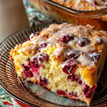 Cranberry & Orange Buttermilk Breakfast Cake