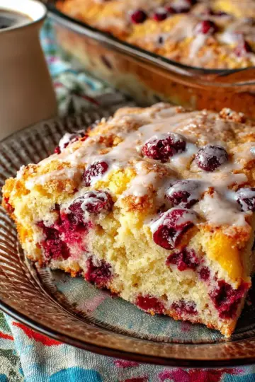 Cranberry & Orange Buttermilk Breakfast Cake