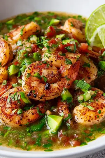 Shrimps in Culichi Salsa