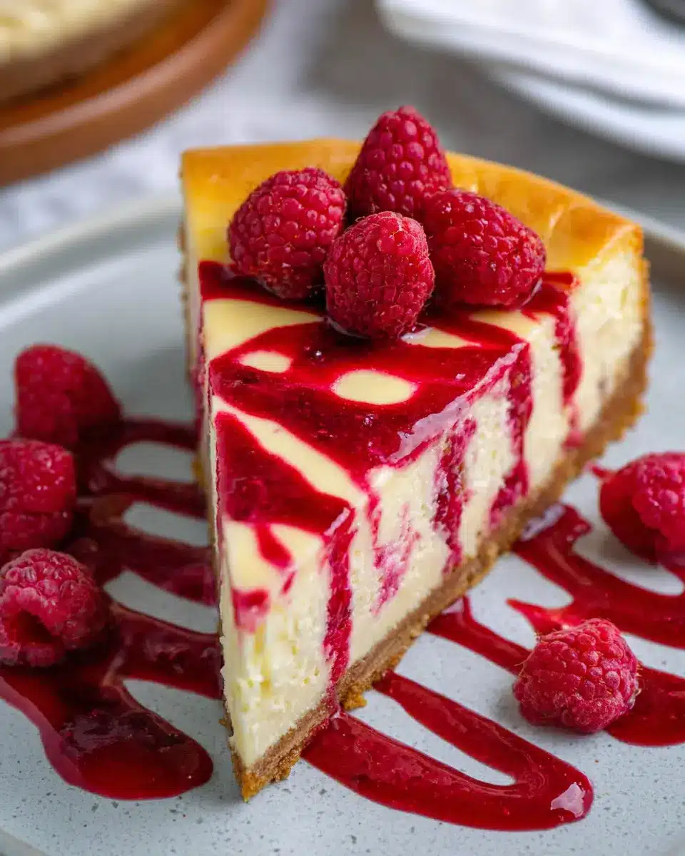 raspberry cheesecake