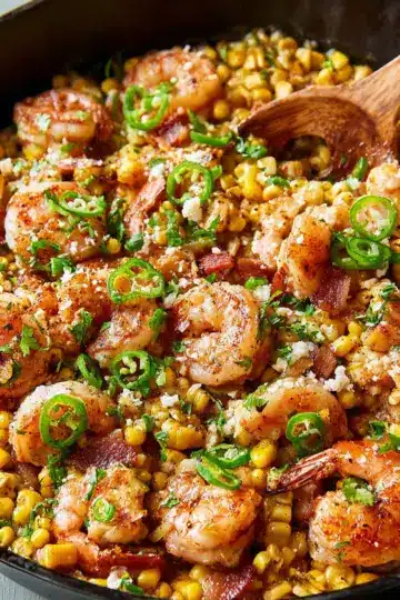 Shrimp Street Corn Skillet