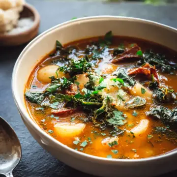 Smoky Potato and Kale Soup