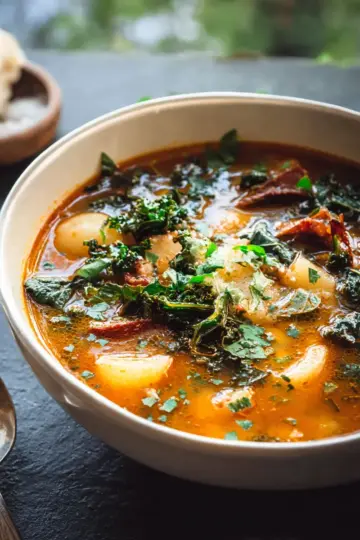 Smoky Potato and Kale Soup