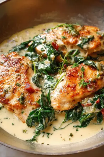 Creamy Chicken Florentine