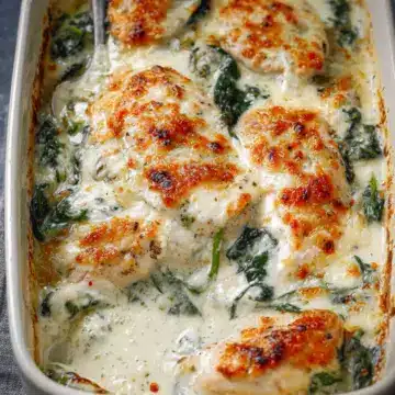 Creamy Spinach Chicken Casserole