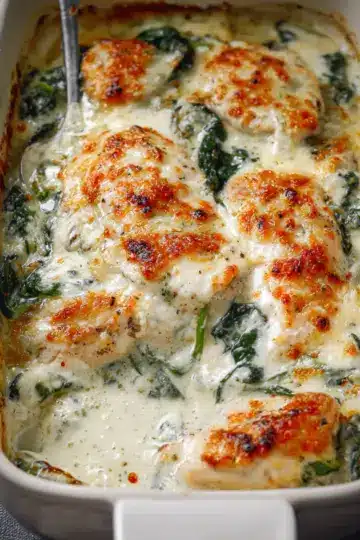Creamy Spinach Chicken Casserole