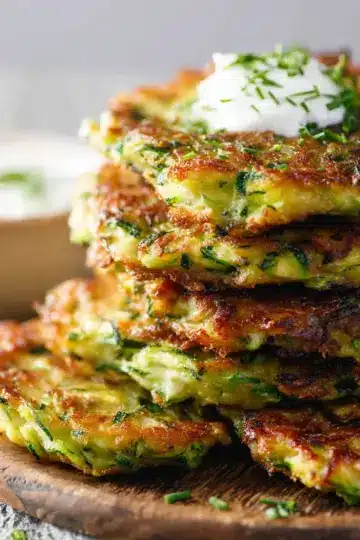Crispy Zucchini Fritters