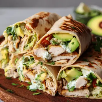 Chicken Avocado Wraps