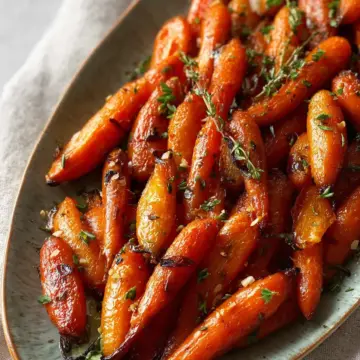 Maple Dijon Roasted Carrots