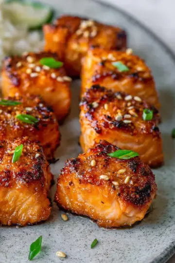 Air Fryer Salmon Bites
