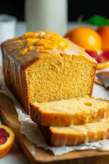 Moist Orange Loaf Cake