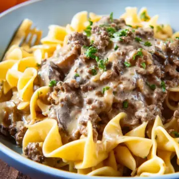 Ground Beef Stroganoff