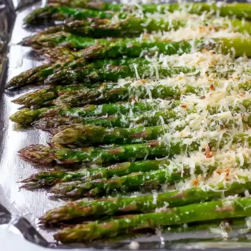 Baked Asparagus With Parmesan