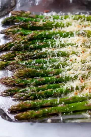 Baked Asparagus With Parmesan