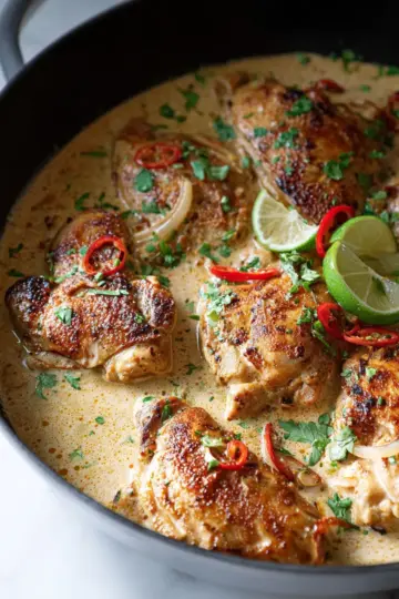 Creamy Coconut Milk Chicken Recipe