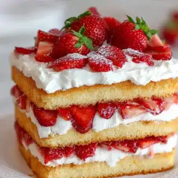 Strawberry Shortcake Cake