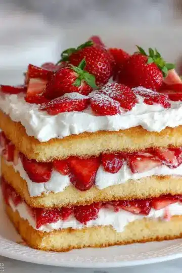 Strawberry Shortcake Cake