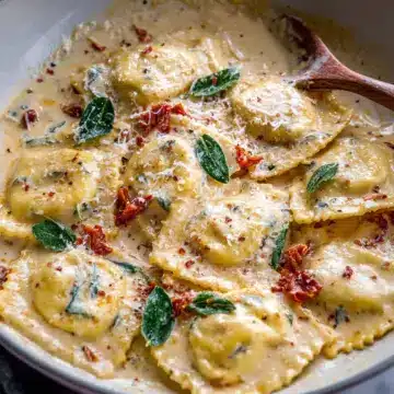 Creamy Tuscan Ravioli