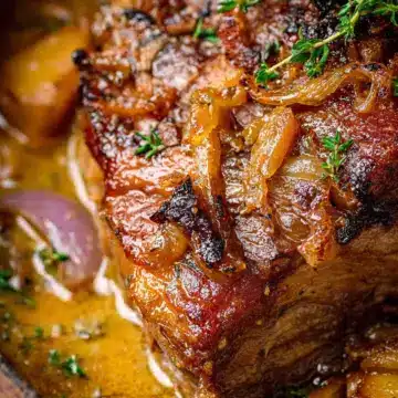 Apple Cider Braised Pork Shoulder