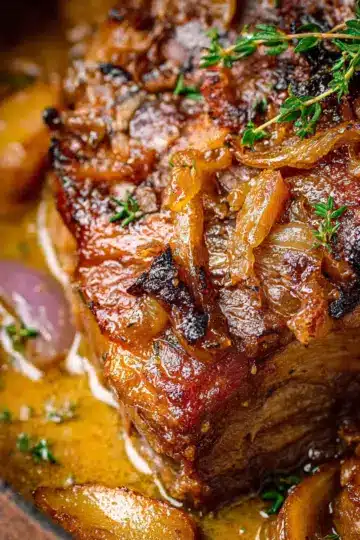 Apple Cider Braised Pork Shoulder