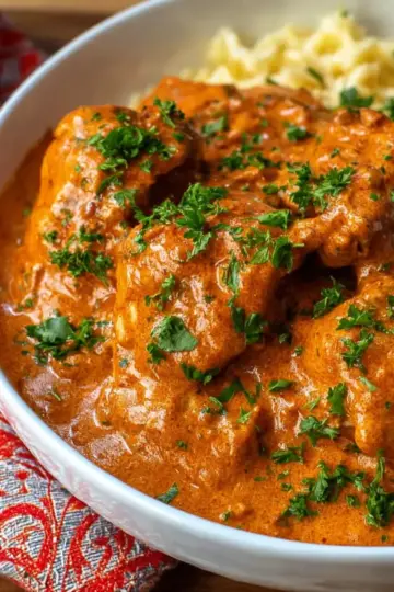 Authentic Chicken Paprikash